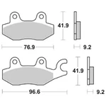 Brake Pads Sbs 688HF. Fixed Price $77.72.