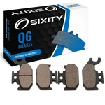 Front Organic Brake Pads 2007-2009 Suzuki LT-A450X Kingquad Axi 4X4 Set Full Pl. Fixed Price $14.82.
