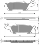 Goldfren 248-S33, FA450, SBS840, DP983 Disc Pads (pair). Fixed Price $18.72.