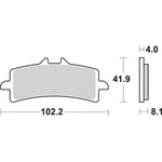 Front Racing Brake Pads Sbs 901DS-1. Fixed Price $259.24.