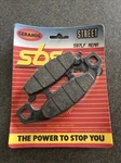 Sbs Street Rear Ceramic Brake Pads - 597LF Kawasaki 1988 1993 Nos. Fixed Price $20.00.