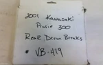 Vesrah VB-419 Standard Series Brake Shoes/ Kawasaki 300 ATV(9A3). Fixed Price $19.75.