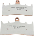 Drag Specialties Premium Sintered Metal Brake Pads Front Rear Kawasaki Suzuki. Fixed Price $66.95.