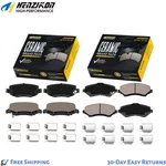 Front Rear Ceramic Brake Pads For Dodge Nitro Jeep Liberty Jk Wrangler.. Fixed Price $31.89.