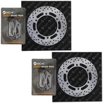 Niche Front Brake Rotor Pad Kit For Honda PC800 06455-MJE-D02 Semi Metallic. Fixed Price $101.78.