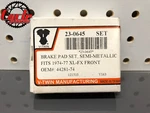 Dura Semi-metallic Disc Brake Pad Set Fits Harley Davidson V-twin 23-0645. Fixed Price $17.95.