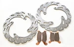 2006 2007 Kawasaki KX250 Front & Rear Riptide Brake Rotors Mudrat Pads. Fixed Price $125.35.