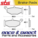 Sbs 833HF Brake Pads Organic. Fixed Price $35.37.
