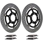 Niche Front Brake Rotor Pad Kit For Triumph T2020211 T2022500 Semi Metallic. Fixed Price $147.95.
