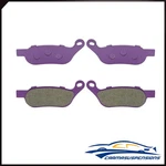 2 Pair Brake Pads For Harley-davidson Cvo Deluxe Flstnse Softail Carbon Fiber. Fixed Price $17.01.