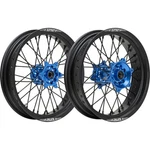 Turner Performance Products Supermoto Titan Front And Rear Wheel Set - Blue. Fixed Price $799.99.