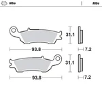 Moto-master Nitro 94921 Brake Pads. Fixed Price $32.70.