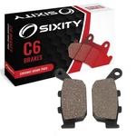 Rear Ceramic Brake Pads 2013-2014 Yamaha FZ6R Set Full Kit V X Piston Zr. Fixed Price $13.50.