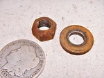 86 Cushman 22HP Rear Axle Housing Drive Shaft Yoke Mounting Nut. Fixed Price $18.74.
