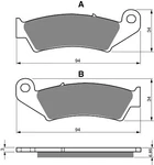 Goldfren 041-S33, VD161, FA185, FA389, FDB892, SBS694 Disc Pads (pair). Fixed Price $18.84.