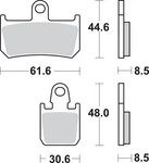 Sbs Sintered Brake Pads 839HS-PU. Fixed Price $74.99.