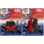 Suzuki DR-Z4 Sm 2025 Ebc FA185TT / FA131TT Brake Pads Kit Front & Rear. Fixed Price $44.39.