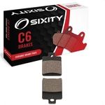 Front Ceramic Brake Pads 2013 Vespa 50 4V Set Full Kit Complete Gj. Fixed Price $14.46.