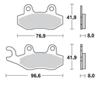Braking Brake Pads #696CM44 For Yamaha/kawasaki/suzuki. Fixed Price $37.27.