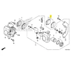 New Genuine Oem Honda Fr Brake Pad Set 06435-HP7-A01. Fixed Price $17.83.