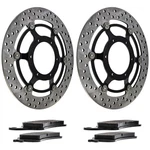 Niche Front Brake Rotor Pad Kit For Honda VTX1800C 06435-MBL-D03 Semi Metallic. Fixed Price $152.69.