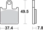 Sbs Sintered Brake Pads 838HS. Fixed Price $79.95.