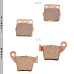 Goldfren Brake Pads Sintered Front & Rear 007-176S33. Fixed Price $22.99.