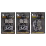 Niche Brake Pad Set For Triumph Rocket Iii Touring Roadster Front Rear Organic. Fixed Price $20.95.