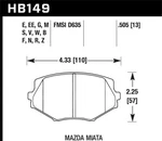 Hawk DTC-60 Disc Brake Pad P/n HB149G.505. Fixed Price $191.69.