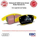 Ebc Yellowstuff Brake Pad Set Rear For 2014+ Audi S3 2.0L Turbo # DP42173R. Fixed Price $136.57.