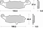 Braking Brake Pads #782CM55 For Kawasaki/suzuki. Fixed Price $41.80.