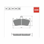 Goldfren Brake Pads 039GPX / FA188. Fixed Price $11.75.