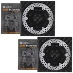 Niche Front Brake Rotor Pad Kit For Suzuki 59100-23830 59100-23840 Semi Metallic. Fixed Price $133.95.