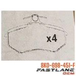 2011-2017 Audi Q5 Rear Disc Brake Pad Set New Oem 8K0-698-451-F. Fixed Price $86.26.