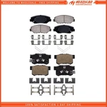 Front And Rear Ceramic Brake Pads For 2005 2006 2012 2016 Honda Cr-v. Fixed Price $23.30.