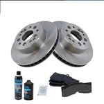 Rear Semi Metallic Brake Pad & Rotor Kit W/fluids For 65-82 Chevy Corvette. Fixed Price $150.99.