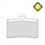 Ferodo Sinter Grip Road Compound Pad / FA095 VD945 - FRP408ST. Fixed Price $67.62.