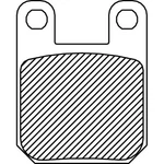 Drag Specialties Organic Replacement Brake Pads "f" Caliper Harley 1720-0205. Fixed Price $27.99.