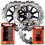 Front+rear Brake Rotor+pads For Ducati Supersport 400 93-97 750 Monster 96-99. Fixed Price $331.72.