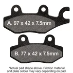 Ebc Motorcycle Brakes SXR165HH Series Sintered Race Pads. Fixed Price $50.65.