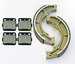 Front Brake Pads & Rear Shoes For Suzuki Eiger LTF400F 4X4 (2002-2007). Fixed Price $18.72.