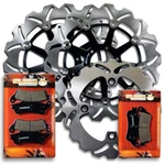 Front+rear Brake Disc Rotor+pads For Honda XL1000 Varadero 1999-2000-2001-2002. Fixed Price $417.95.