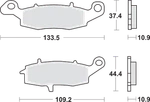 Sbs Brake Pads - Kawasaki/suzuki 886LS. Fixed Price $60.19.