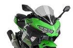 Puig Racing Screen Kawasaki Ninja 400 18' C/smoke, Smoked (9976H). Fixed Price $104.84.