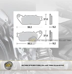 For Honda Cb 1000 2008 To 2016 Rear Brake Pads Braking. Fixed Price $21.93.