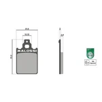 Malossi Brake Pads Piaggio 150 Skipper 1994-2003. Fixed Price $10.70.