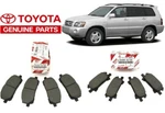 Genuine Toyota Highlander Front 04465-AZ108/208 Rear Brake Pads 04466-AZ204. Fixed Price $110.99.