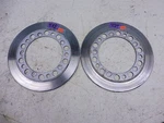 1985 Honda VT700C Shadow H1172-1' Front Brake Rotor Disc Set. Fixed Price $39.99.