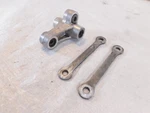 Yamaha FZR400 Rear Shock Absorber Linkage W/ Dogbone Bracket. Fixed Price $24.95.