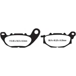 Ebc Race Brake Pads (front) Compatible With 15-18 Yamaha YZF-R3 GPFAX663HH. Fixed Price $83.17.